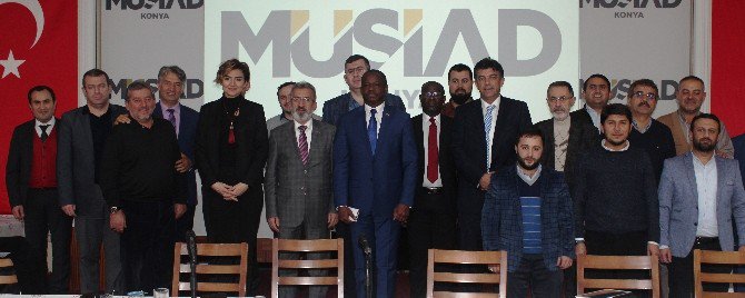 Gabon Büyükelçisi Konya sanayisi hakkında bilgi aldı