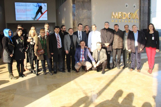 Medova Hastanesi basın mensuplarını ağırladı