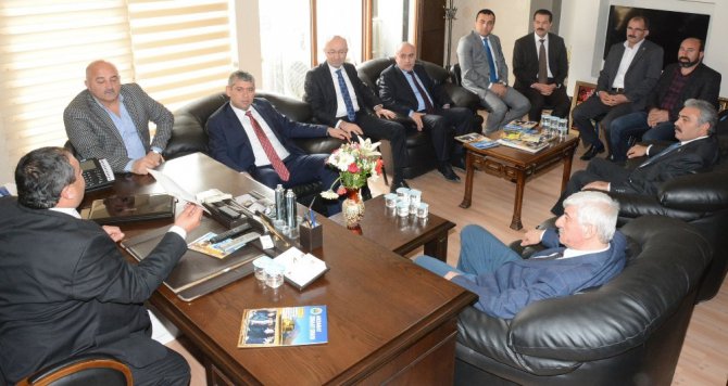 Gıda, Tarım ve Hayvancılık Bakanlığı heyetinden ziraat odasına ziyaret