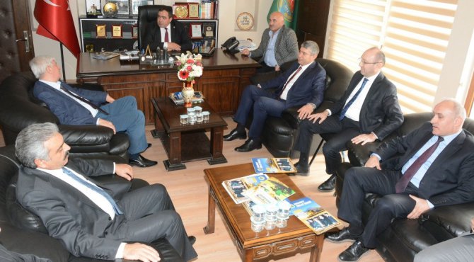 Gıda, Tarım ve Hayvancılık Bakanlığı heyetinden ziraat odasına ziyaret