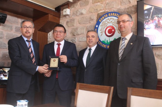 Muhtarlardan MEDAŞ’a teşekkür plaketi