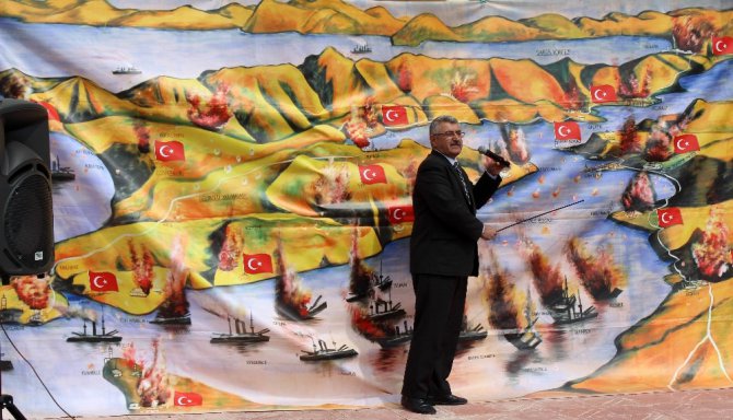 NEÜ Ereğli Eğitim Fakültesi öğrencilerinden Çanakkale ruhunu anlama etkinliği