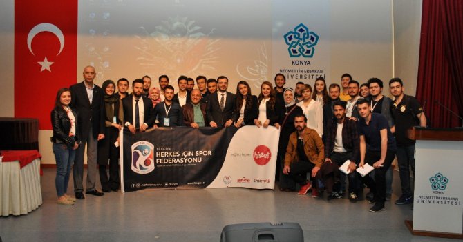 NEÜ’de “Herkes İçin Spor ve Rekreasyon” konulu konferans yapıldı