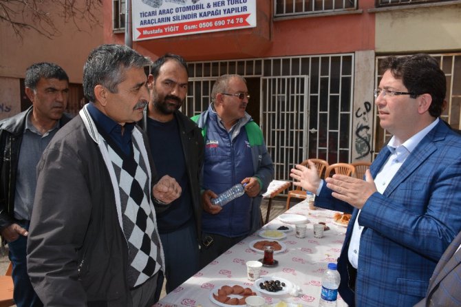 Milletvekili Aydoğdu ve Başkan Yazgı’dan sanayi esnafıyla istişare toplantısı