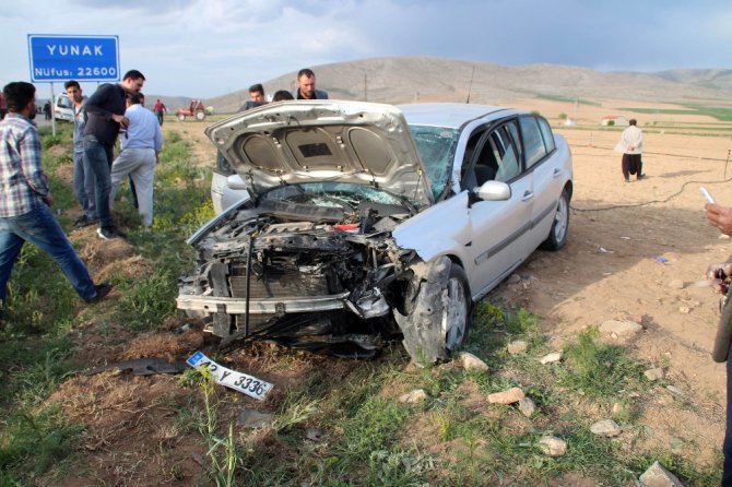 Konya’da trafik kazası: 10 yaralı