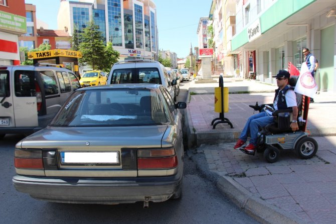 Seydişehir’de doğuştan engelli çocuk geçici fahri zabıta oldu