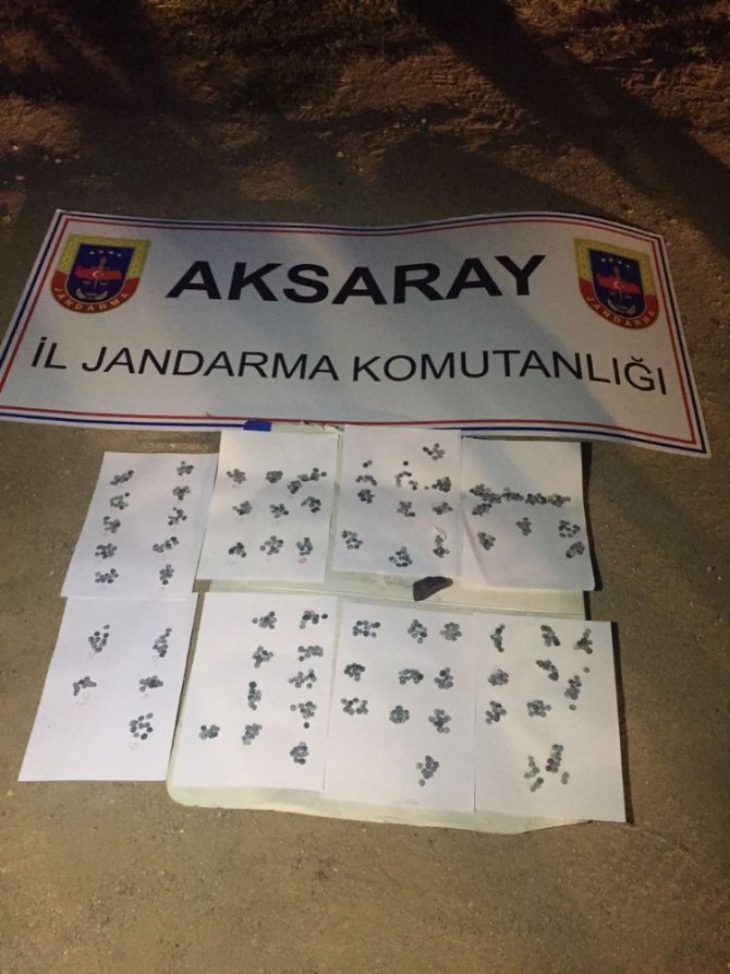 Aksaray’da jandarmadan tarihi eser operasyonu