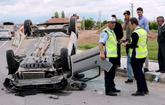 Aksaray’da trafik kazaları: 3 yaralı