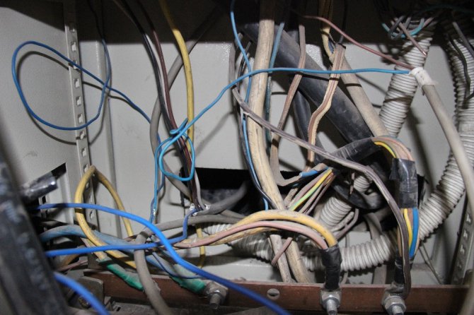 Elektrik panosuna sıkışan güvercin kurtarıldı
