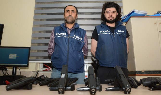 PKK’nın silah taşıyıcısı 18 tabancayla Aksaray’da yakalandı
