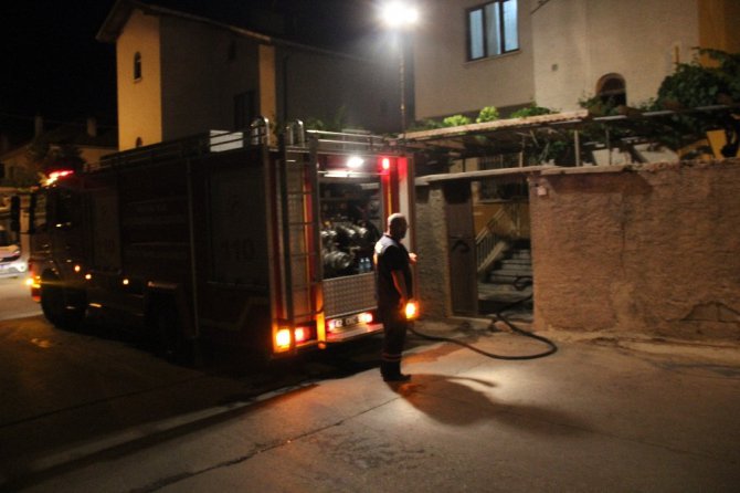 Konya’da müstakil evde yangın