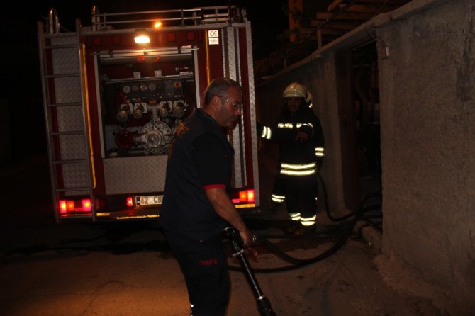 Konya’da müstakil evde yangın