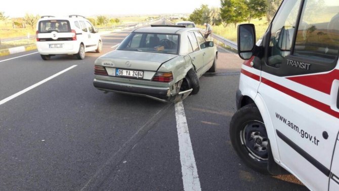 Kulu’da trafik kazası: 1 yaralı