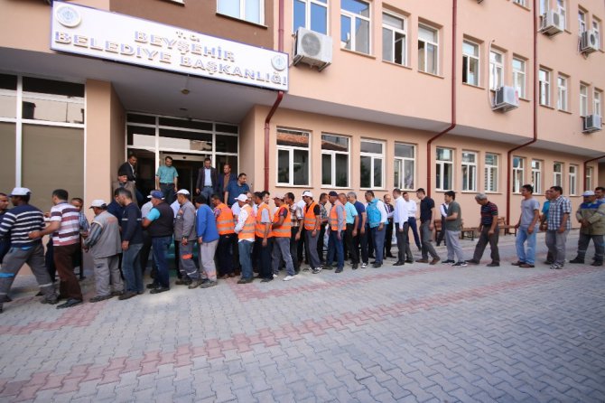 Beyşehir Belediyesinde bayramlaşma