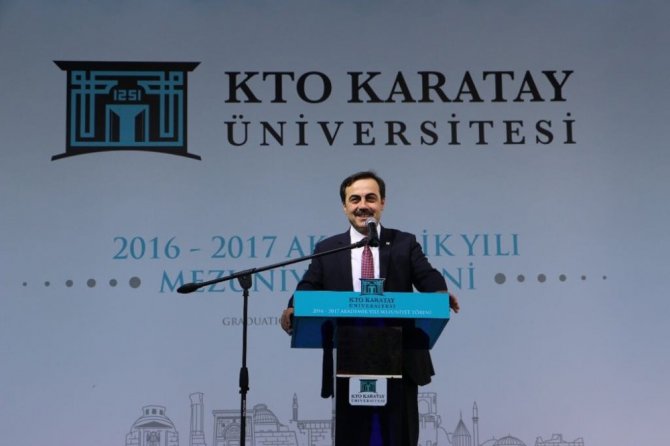 KTO Karatay Üniversitesi 2016-2017 akademik yılı mezunlarını verdi