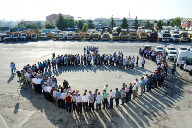 Meram ailesi bayramlaştı