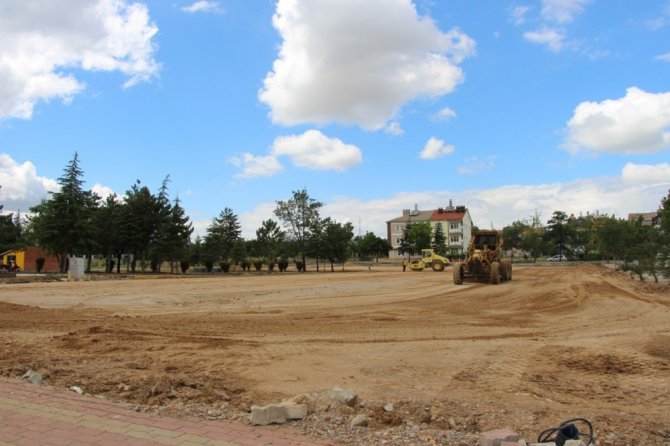Seydişehir’de otopark çalışmaları başladı
