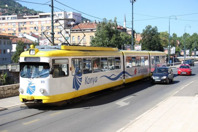 Konya’dan kardeş şehir Saraybosna’ya 20 tramvay
