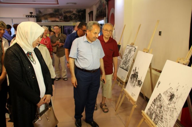 Akşehir’de toplu sergi açılışı yapıldı