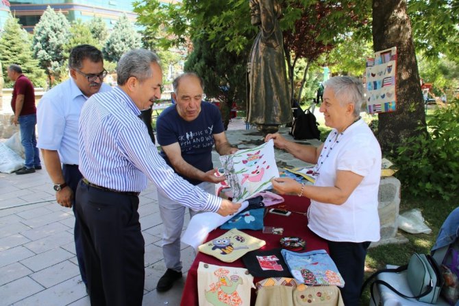 Gülmece Parkı sanat atölyesine dönüştü