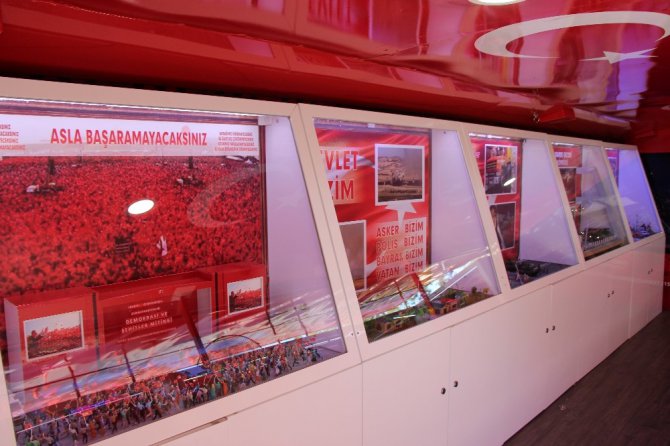 15 Temmuz ve Çanakkale müze otobüsleri Seydişehir’de
