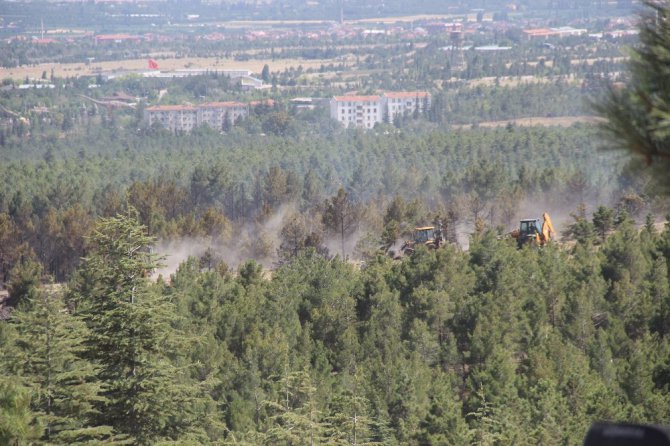 Konya’da ormanlık alandaki yangın kontrol altına alındı