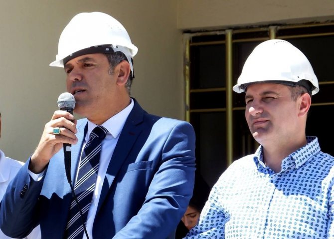 Sultanhanı beldesinde doğalgaz altyapı temeli törenle atıldı