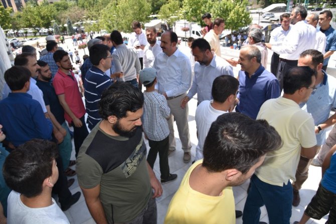 Cuma buluşmasında 15 temmuz şehitleri anıldı