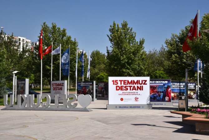Selçuklu Belediyesi’nden 15 Temmuz destanı sergisi
