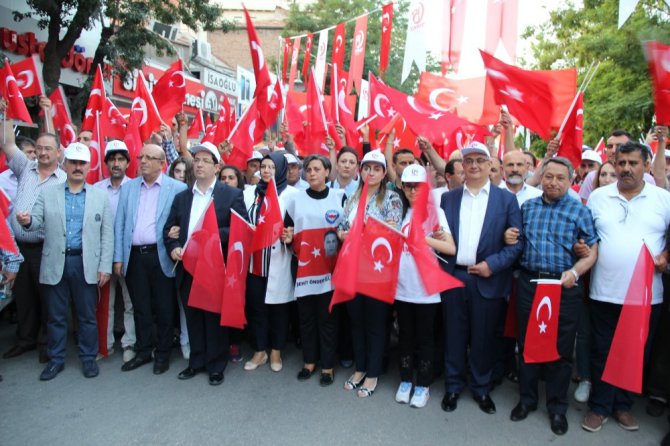 Aksaray’da 15 Temmuz destanı