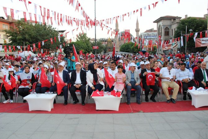 Aksaray’da 15 Temmuz destanı