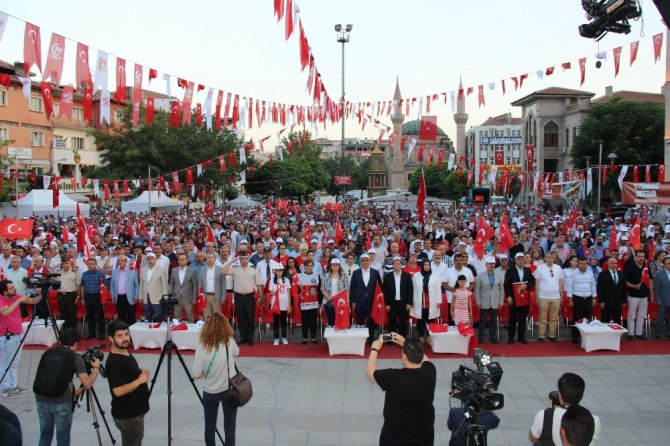 Aksaray’da 15 Temmuz destanı