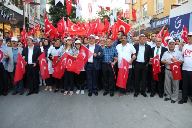 Aksaray’da 15 Temmuz destanı