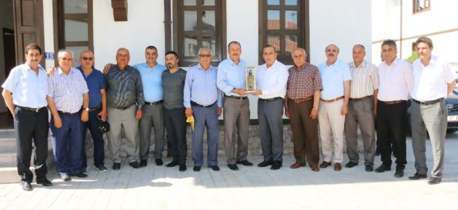 KONESOB’tan Esnaf Şube Müdürü Yalçın’a hayırlı olsun ziyareti