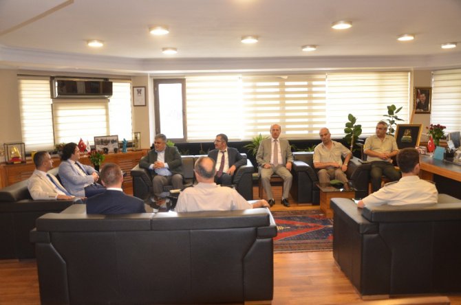 Başkan Özgüven’e ziyaret