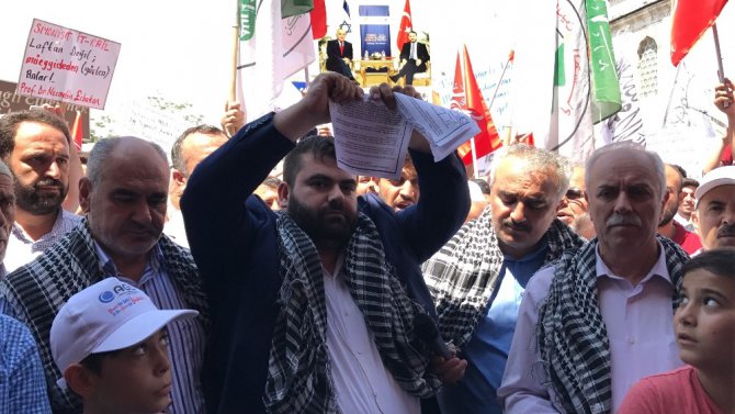 Konya’da STK’lardan Mescid-i Aksa tepkisi