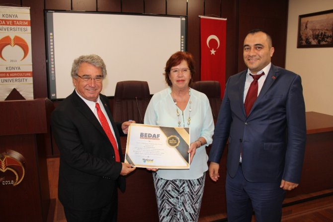 BEDAF’tan Konya Gıda ve Tarım Üniversitesi’ne ödül