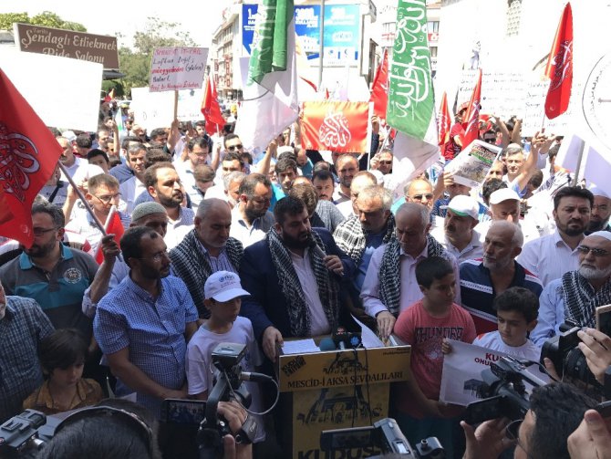 Konya’da STK’lardan Mescid-i Aksa tepkisi