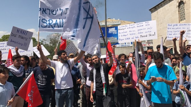 Konya’da STK’lardan Mescid-i Aksa tepkisi