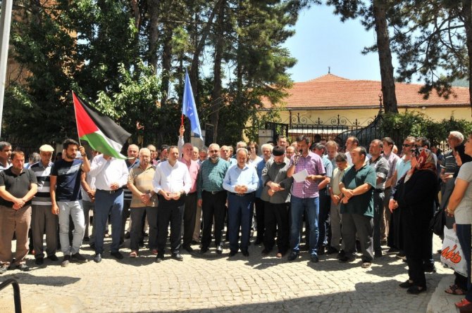 Akşehir STK’larından İsrail’e tepki