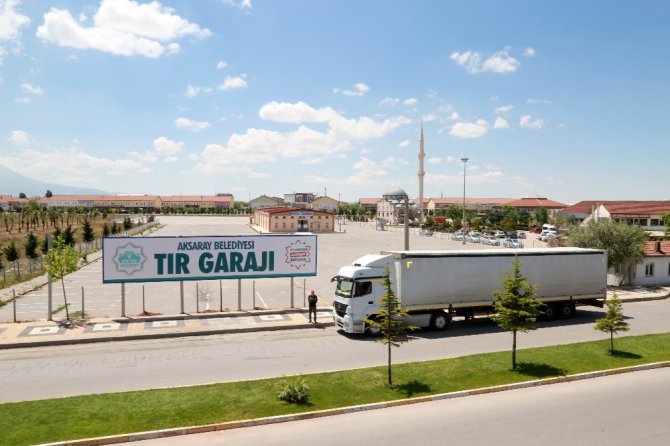 Aksaray’da yeni tır garajı hizmet vermeye başladı