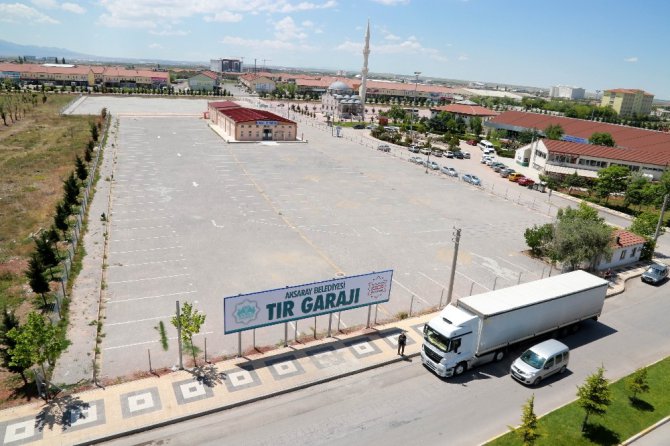 Aksaray’da yeni tır garajı hizmet vermeye başladı
