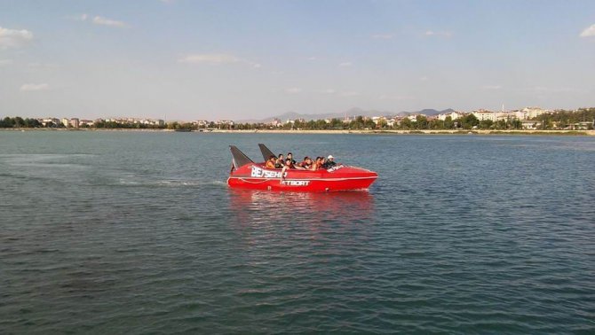 Beyşehir Gölü’nde jetboat heyecanı