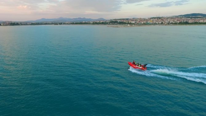 Beyşehir Gölü’nde jetboat heyecanı