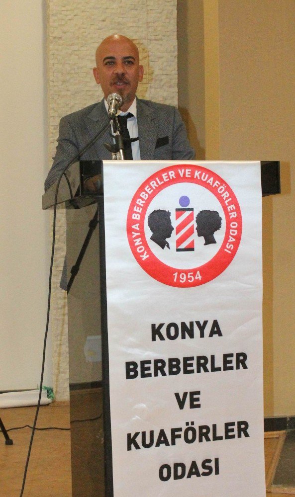 Konya’daki berberlere saç kesimi ve renklendirme eğitimi