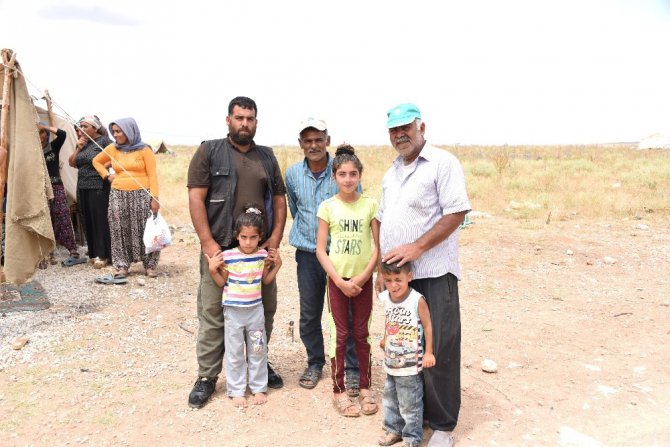Mevsimlik tarım işçilerinin çocukları gönüllerince eğlendi