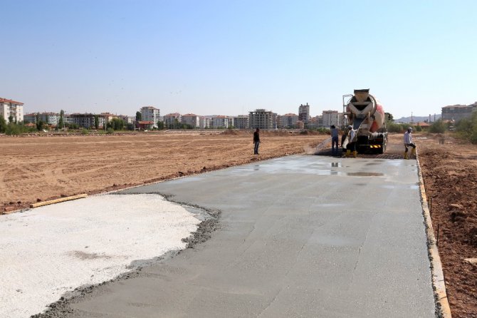 Aksaray’da Uluırmak rekreasyon alanı ve kent parkında çalışmalar sürüyor
