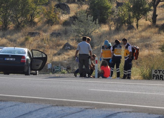 Konya’da otomobil 20 metrelik uçuruma yuvarlandı: 1 ölü 2 yaralı