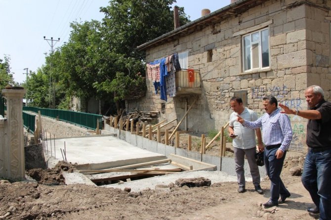 Başkan Tutal, taşkın koruma çalışmalarını inceledi