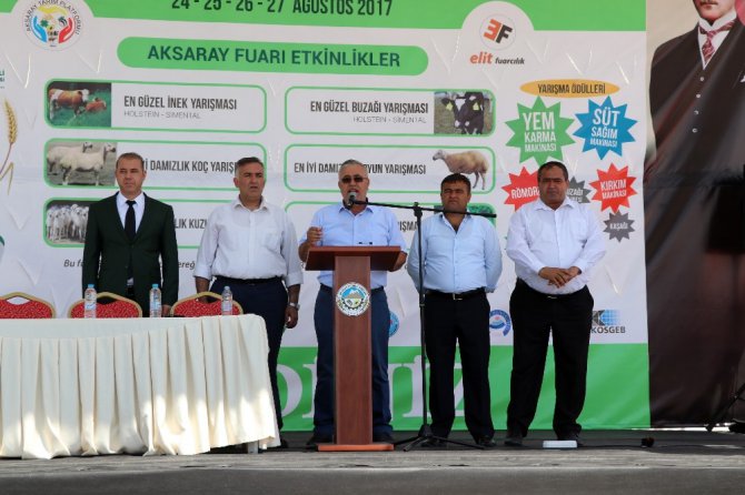 Aksaray’da Hayvancılık ve Canlı Hayvan Irkları Fuarı açıldı